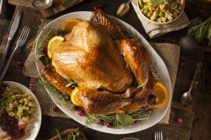 Thanskgiving Turkey on a platter
